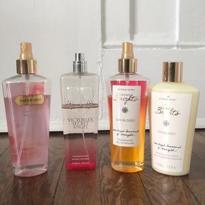 Victoria’s Secret sprays and lotion
